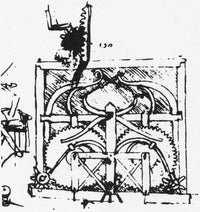 Da Vinci Invention Self-Propelling Car Poster Print