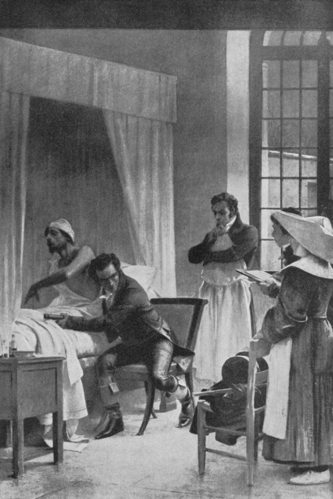 Rene Laennec French Physician Poster Print showcasing the inventor of the stethoscope.