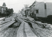 1906 San Francisco Earthquake Poster Print showcasing historical event