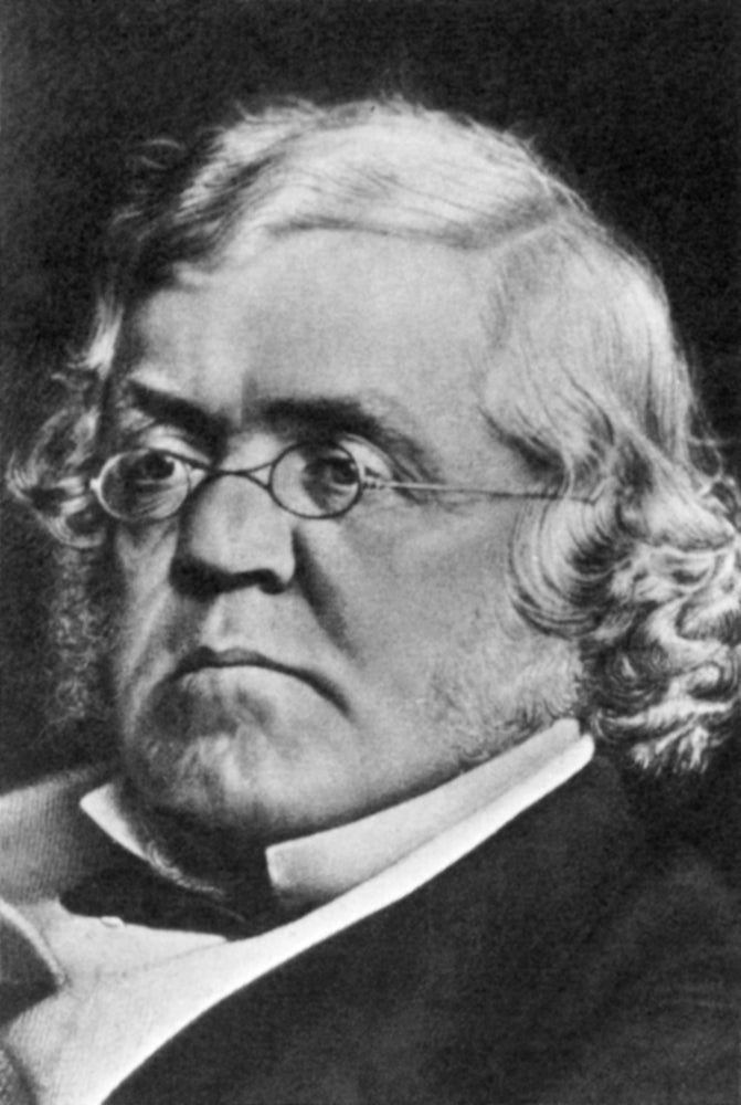 William Makepeace Thackeray Poster Print featuring the English author.