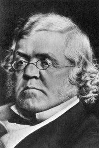 William Makepeace Thackeray Poster Print featuring the English author.