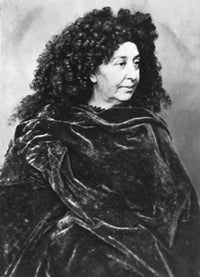 Poster print of George Sand, celebrated French author and feminist.