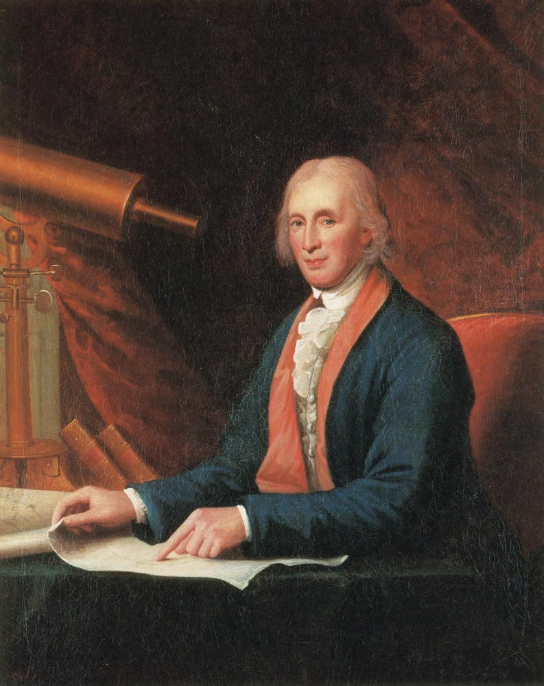 David Rittenhouse American Astronomer Poster Print on heavy stock paper.