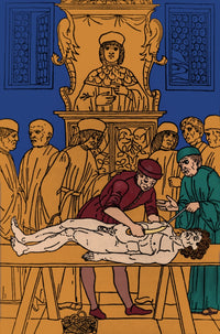 Dissection of Cadaver 1491 Fine Art Print - Historical Medical Illustration