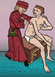Physician Lancing Wound Educational Poster Print