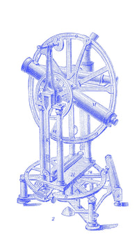 Transit Instrument Poster Print showcasing detailed scientific design.