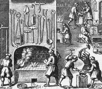 Silversmith's Workshop Poster Print showcasing craftsmanship