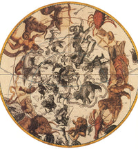 Constellations Poster Print showcasing various star patterns and constellations.