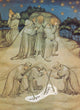 Astronomers Using Astrolabes 14th Century Poster Print