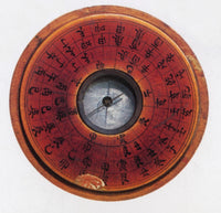 Chinese Compass Poster Print showcasing ancient navigation design