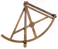 Quadrant 17th Century Poster Print showcasing historical scientific instruments.