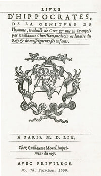 Hippocratic Corpus Poster Print featuring ancient medical knowledge.