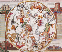 Constellations of the Southern Sky 1729 Poster Print