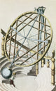 Tycho Brahe's Armillary Sphere Poster Print showcasing intricate details.