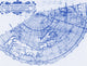 False Representation of Sea of Verrazano 1582 Poster Print