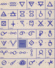 Alchemical Symbols Poster Print showcasing intricate alchemical symbols.