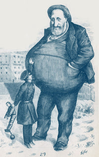 William 'Boss' Tweed poster print featuring a historical American politician.