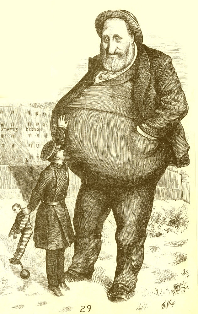 William Boss Tweed Poster Print showcasing American political history.