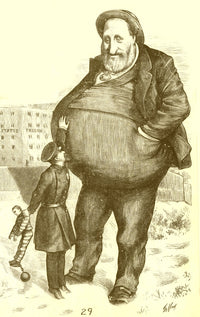 William Boss Tweed Poster Print showcasing American political history.
