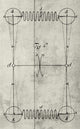 Christiaan Huygens Model for Pendulum Clock 1656 Poster Print