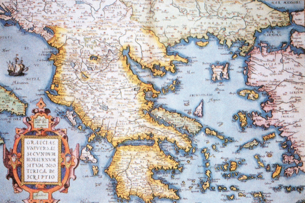 Map Showing Pythagoras' Travels Poster Print
