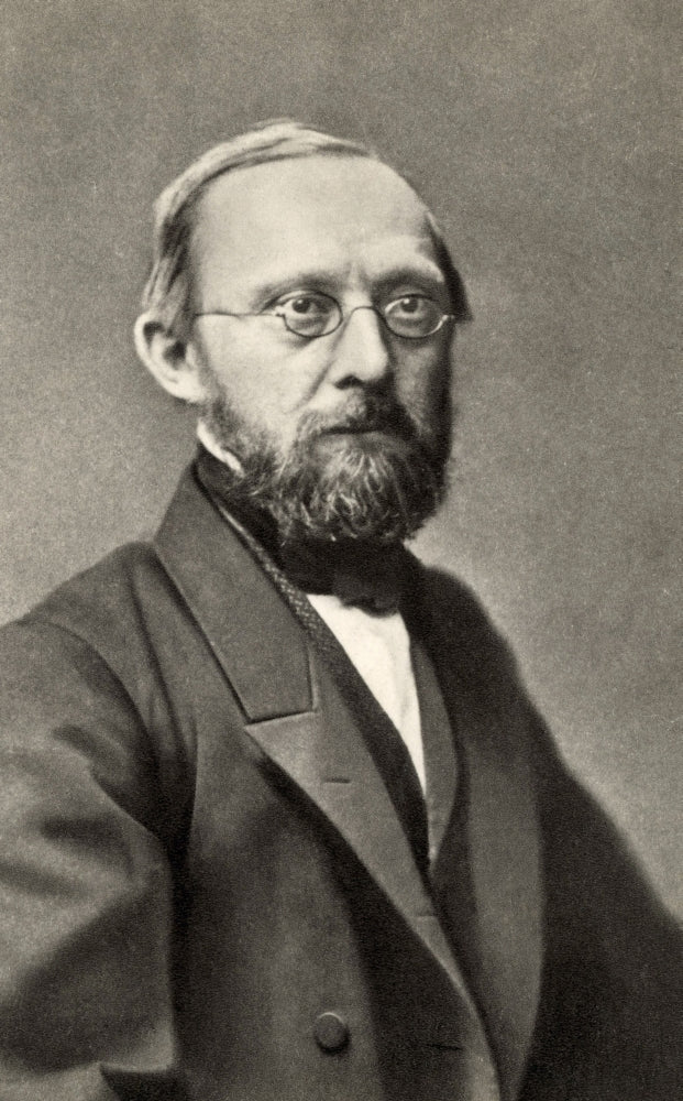 Rudolph Virchow poster print showcasing the German polymath's contributions to science.