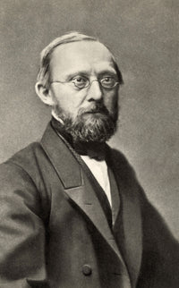 Rudolph Virchow poster print showcasing the German polymath's contributions to science.