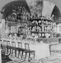 Czar's Dining Hall in the Kremlin, 1919 poster print showcasing intricate details and historical significance.