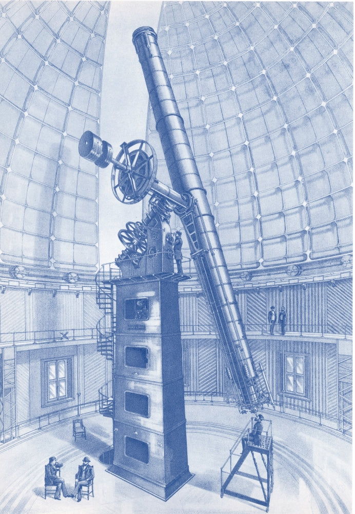 Lick Observatory Poster Print showcasing Mount Hamilton, California.
