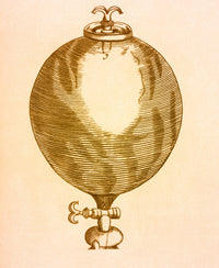 Robert Boyle's Air Pumps Poster Print showcasing scientific illustration.