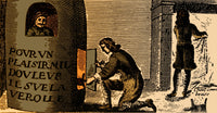 16th Century Syphilis Treatment Poster Print showcasing historical medical practices