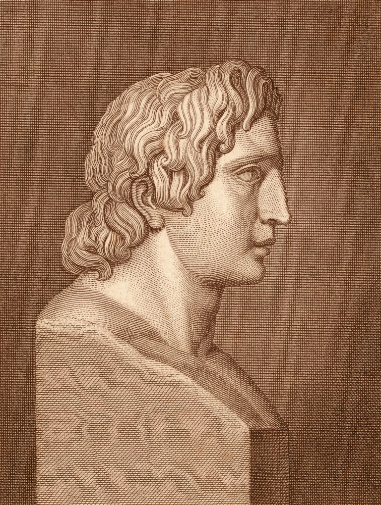 Alexander the Great Poster Print showcasing the Greek King of Macedon.