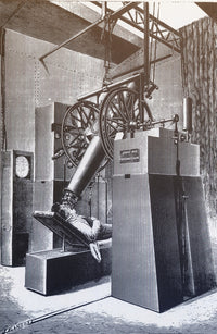 Telescope Paris Expo 1900 Poster Print showcasing a vintage telescope.