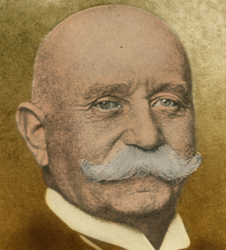 Ferdinand von Zeppelin Poster Print showcasing the German inventor