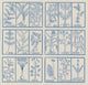Edible Herbs Poster Print featuring various culinary herbs