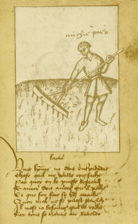 15th Century Agriculture Poster Print showcasing historical farming practices