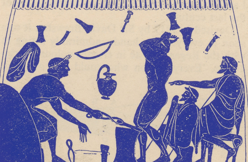 Greek Blacksmith, 6th Century BC Poster Print showcasing ancient craftsmanship.