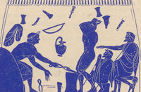 Greek Blacksmith, 6th Century BC Poster Print showcasing ancient craftsmanship.