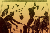 Greek Blacksmith Poster Print from the 6th Century BC.