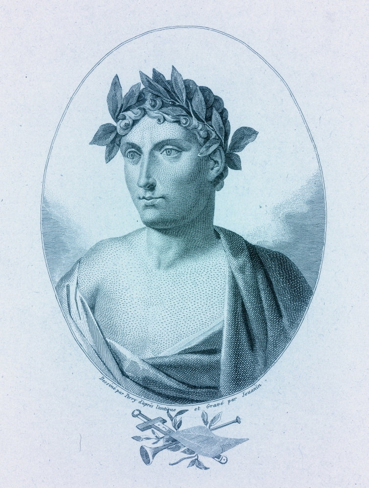 Horace, Roman Poet Poster Print - Classic Literature Artwork