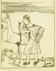 Peruvian Herder 17th Century Poster Print showcasing historical Peruvian culture.