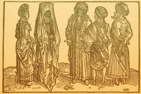 Itinerary to the Holy Land 1486 Poster Print showcasing historical map details.