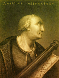 Amerigo Vespucci Poster Print - Italian Explorer Artwork