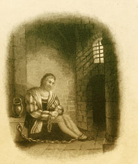 Columbus in Prison, 1500 Poster Print showcasing a historic scene.