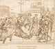 Assassination of Julius Caesar, 44 BC Poster Print showcasing a historical scene.