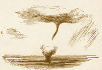 Waterspout Poster Print by Science Source showcasing a natural waterspout