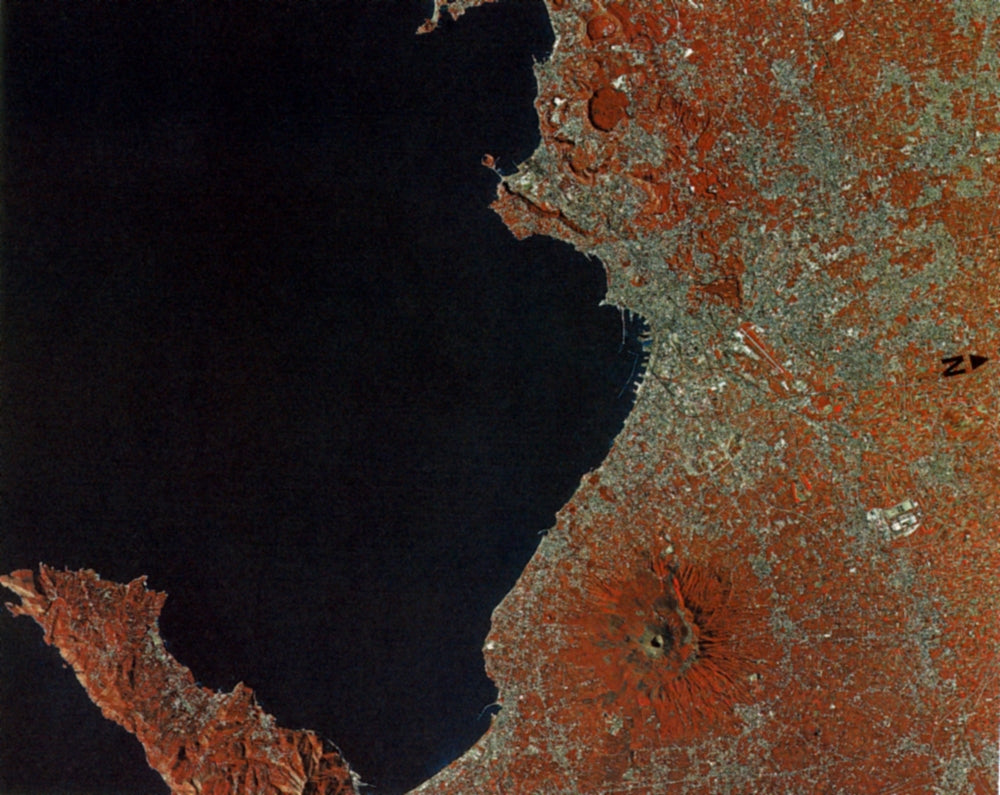 Boot of Italy Satellite Image Poster Print showcasing Italy's geographical features.
