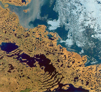 Mackenzie River Canada Poster Print showcasing serene landscape and water.