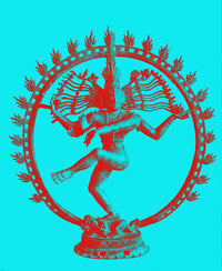 Shiva Poster Print featuring intricate artwork and vibrant colors