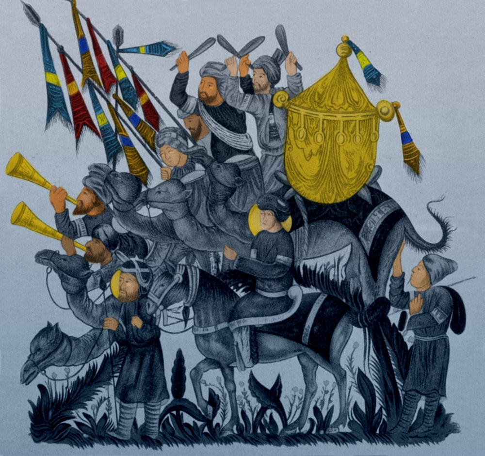 The Crusades Poster Print featuring historical illustrations by Science Source.
